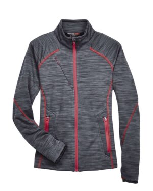 North End Women's Flux Mélange Bonded Fleece Jacket - Image 11