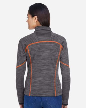 North End Women's Flux Mélange Bonded Fleece Jacket - Image 20