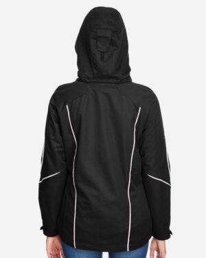 North End Women's Angle 3-in-1 Jacket with Bonded Fleece Liner - Image 5