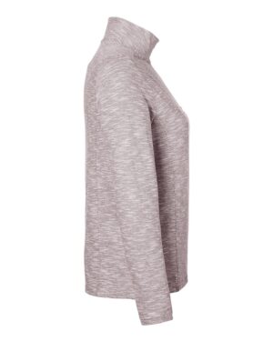 North End Women's Eclipse Jacquard Quarter-Zip Pullover - Image 9
