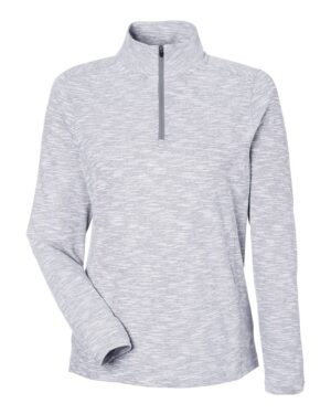 North End Women's Eclipse Jacquard Quarter-Zip Pullover - Image 19