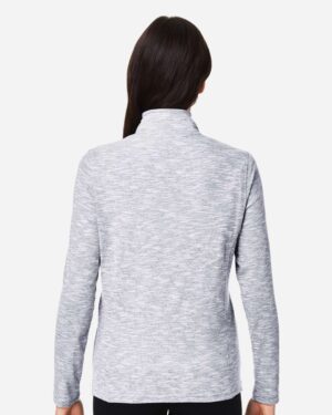 North End Women's Eclipse Jacquard Quarter-Zip Pullover - Image 24