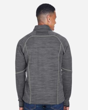 North End Men's Flux Mélange Bonded Fleece Jacket - Image 10