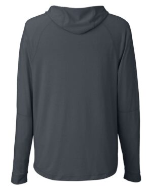 North End Unisex JAQ Stretch Performance Hooded Long Sleeve T-Shirt - Image 8