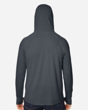 North End Unisex JAQ Stretch Performance Hooded Long Sleeve T-Shirt - Image 12