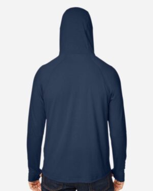 North End Unisex JAQ Stretch Performance Hooded Long Sleeve T-Shirt - Image 18