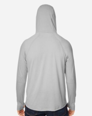 North End Unisex JAQ Stretch Performance Hooded Long Sleeve T-Shirt - Image 24