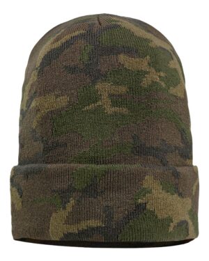 Sportsman 12" Solid Cuffed Beanie - Image 18