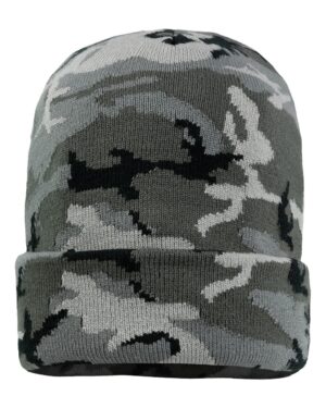 Sportsman 12" Solid Cuffed Beanie - Image 19