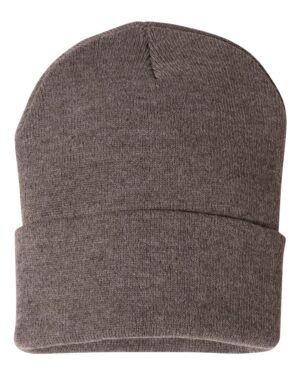 Sportsman 12" Solid Cuffed Beanie - Image 21