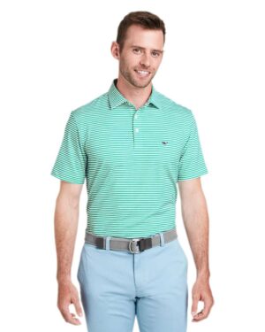 vineyard vines Men's Heathered Winstead Sankaty Polo - Image 4
