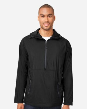 North End Men's Aura Lightweight Packable Anorak - Image 3