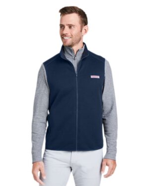 vineyard vines Men's Mountain Sweater Fleece Vest - Image 10