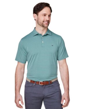 vineyard vines Men's Bradley Stripe Sankaty Polo - Image 28