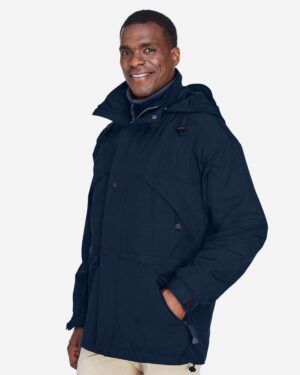 North End Men's 3-in-1 Parka with Dobby Trim - Image 9