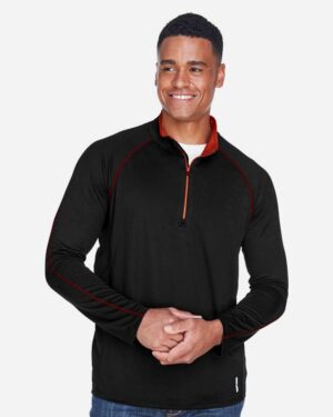 North End Men's Radar Performance Quarter-Zip Pullover - Image 8