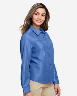 Harriton Women's Key West Performance Staff Shirt - Image 29