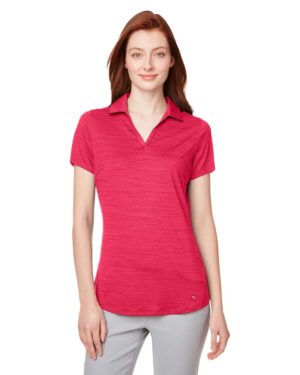 Puma Golf Women's Cloudspun Free V-neck Polo - Image 22