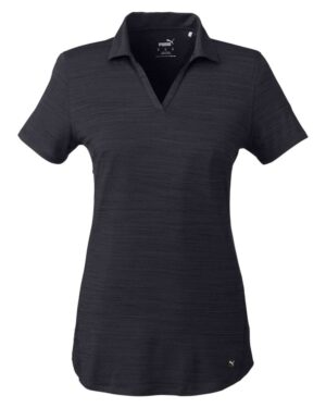 Puma Golf Women's Cloudspun Free V-neck Polo - Image 13
