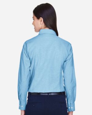 Harriton Women's Long Sleeve Oxford Dress Shirt - Image 10