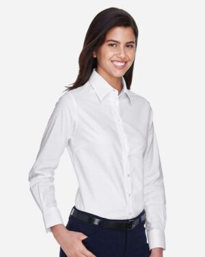 Harriton Women's Long Sleeve Oxford Dress Shirt - Image 19