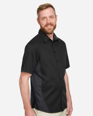 Harriton Men's Tall Flash IL Colorblock Shirt - Image 5