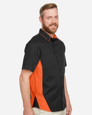 Harriton Men's Tall Flash IL Colorblock Shirt - Image 17