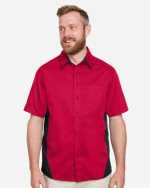 Harriton Men's Tall Flash IL Colorblock Shirt - Image 22