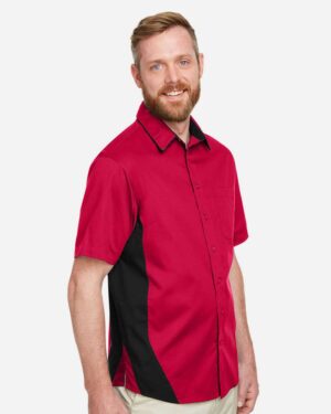 Harriton Men's Tall Flash IL Colorblock Shirt - Image 23