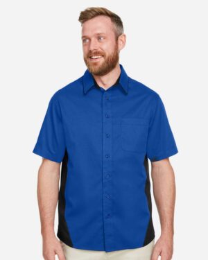 Harriton Men's Tall Flash IL Colorblock Shirt - Image 28