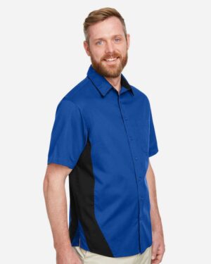 Harriton Men's Tall Flash IL Colorblock Shirt - Image 29