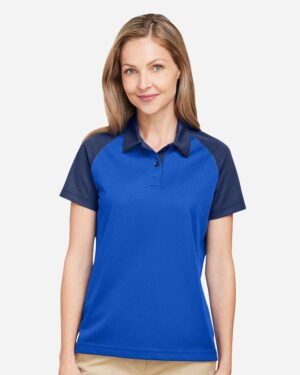 Team 365 Women's Command Snag-Protection Colorblock Polo - Image 22