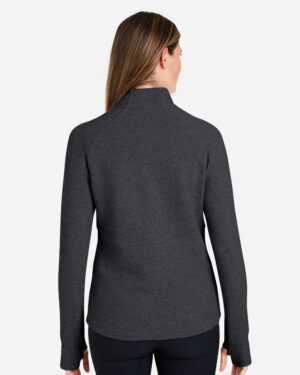 North End Women's Spirit Textured Quarter-Zip Pullover - Image 6