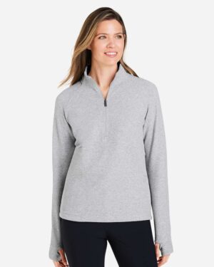 North End Women's Spirit Textured Quarter-Zip Pullover - Image 21