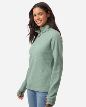 North End Women's Spirit Textured Quarter-Zip Pullover - Image 28