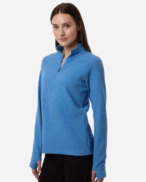 North End Women's Spirit Textured Quarter-Zip Pullover - Image 17
