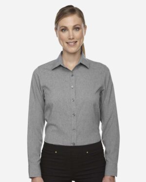 North End Women's Melange Performance Shirt - Image 1