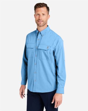HUK Men's Creekbed Pocket Fishing Shirt - Image 5