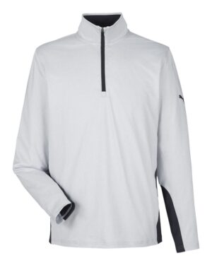 Puma Golf Men's Mesa Stripe Quarter-Zip Pullover - Image 13