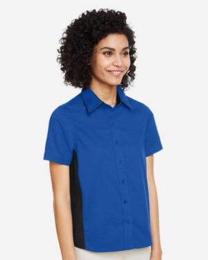 Harriton Women's Flash IL Colorblock Shirt - Image 29