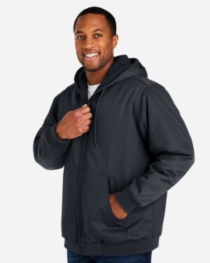 Harriton Unisex Tall ClimaBloc® Heavyweight Hooded Full-Zip Jacket - Image 11