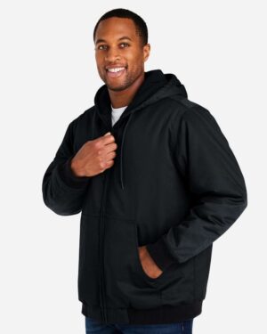 Harriton Unisex ClimaBloc® Heavyweight Hooded Full-Zip Jacket - Image 5