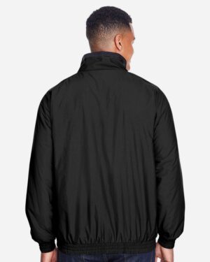 Harriton Unisex Fleece Lined Nylon Jacket - Image 5