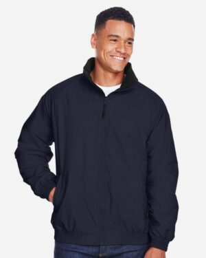 Harriton Unisex Fleece Lined Nylon Jacket - Image 8