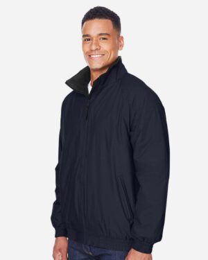 Harriton Unisex Fleece Lined Nylon Jacket - Image 9