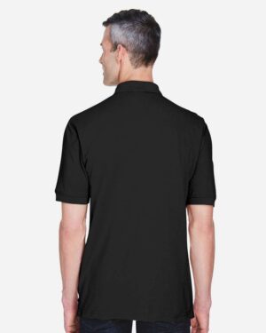 Harriton Men's Easy Blend™ Polo with Pocket - Image 5