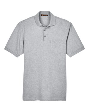 Harriton Men's Easy Blend™ Polo with Pocket - Image 6