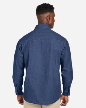 Harriton Unisex Denim Shirt Jacket - Image 6