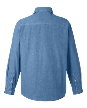 Harriton Unisex Denim Shirt Jacket - Image 8
