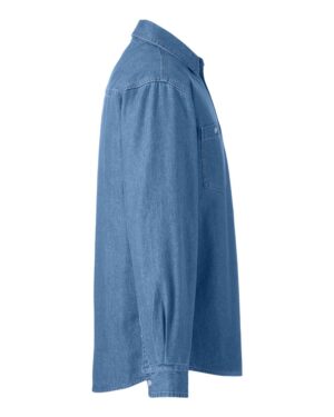 Harriton Unisex Denim Shirt Jacket - Image 9